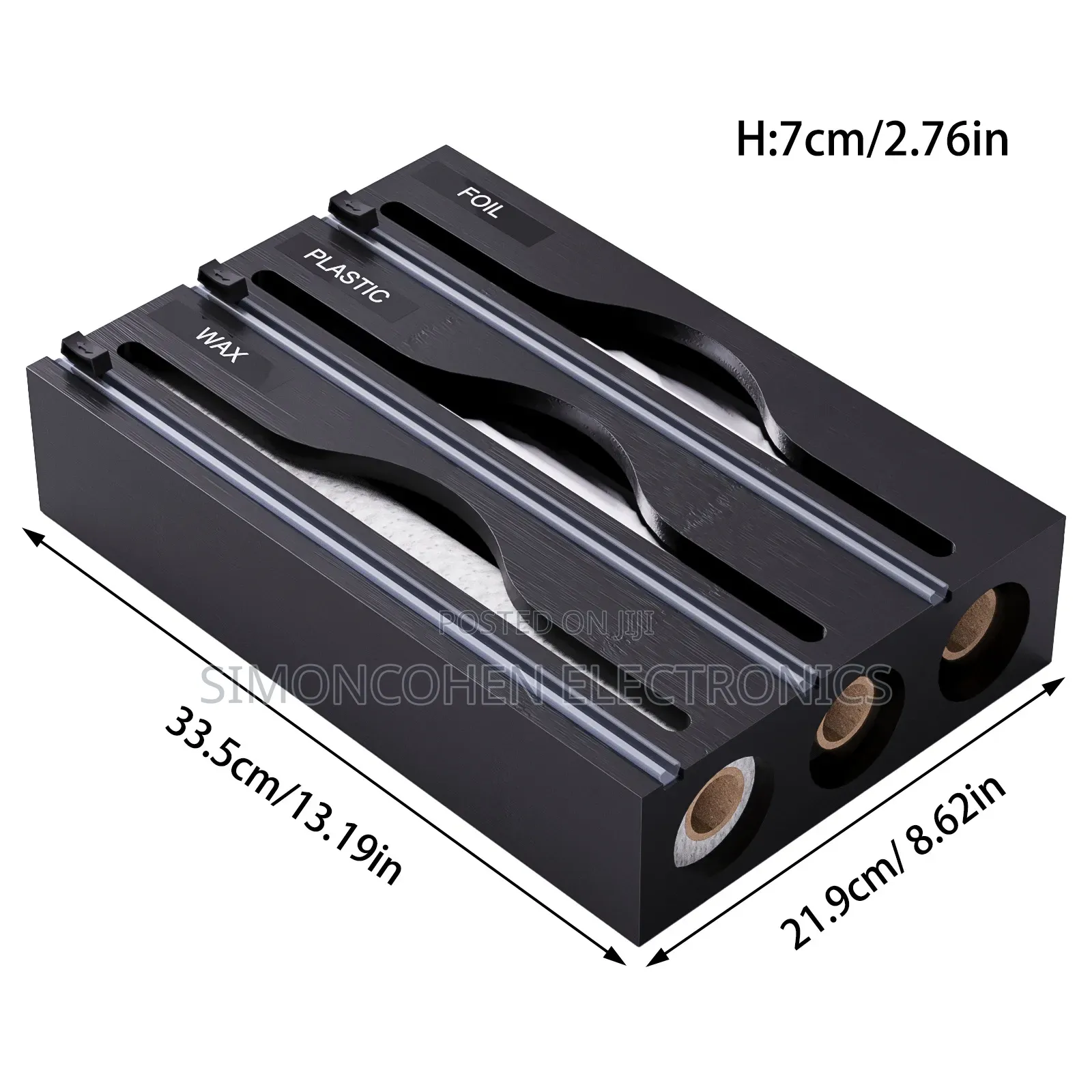 Bamboo Wrap Dispenser With Cuttter