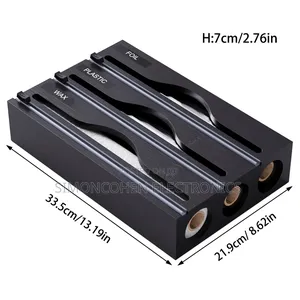 Bamboo Wrap Dispenser With Cuttter