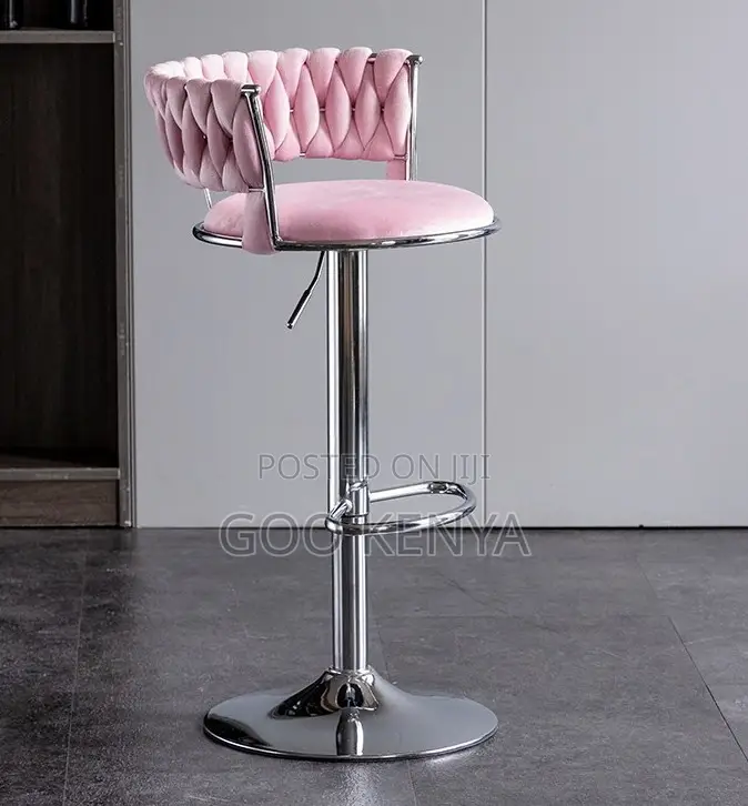 Home Counter Stool; Adjustable Counter Bar Chair With Swivel Function