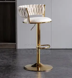 Home Counter Stool; Adjustable Counter Bar Chair With Swivel Function