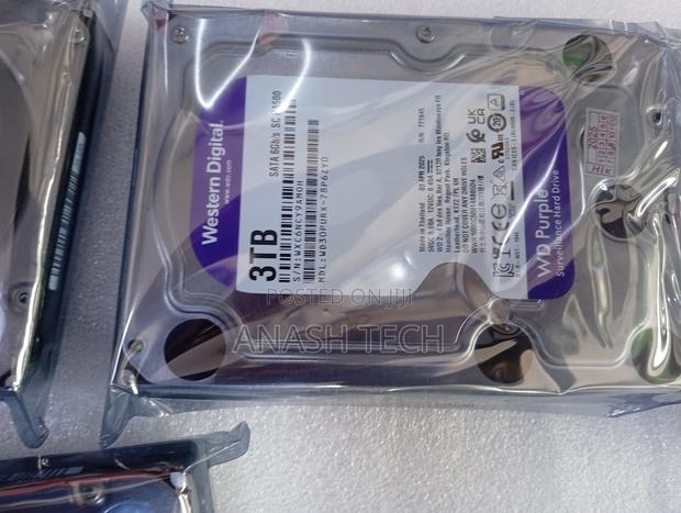 3tb Wd Purple Surveillance Hard Disk Drive -5400 RPM