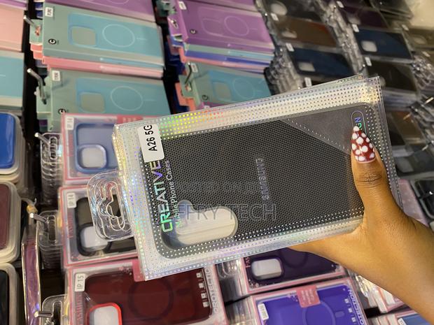 Tucvall Samsung Galaxy A26 5g Case Texture Leather Back Case - thumbnail 3