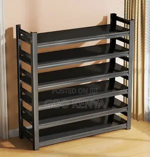 Home Shoe Shelving; Steel Shoe Storage Multi-Shelving Organizer Rack