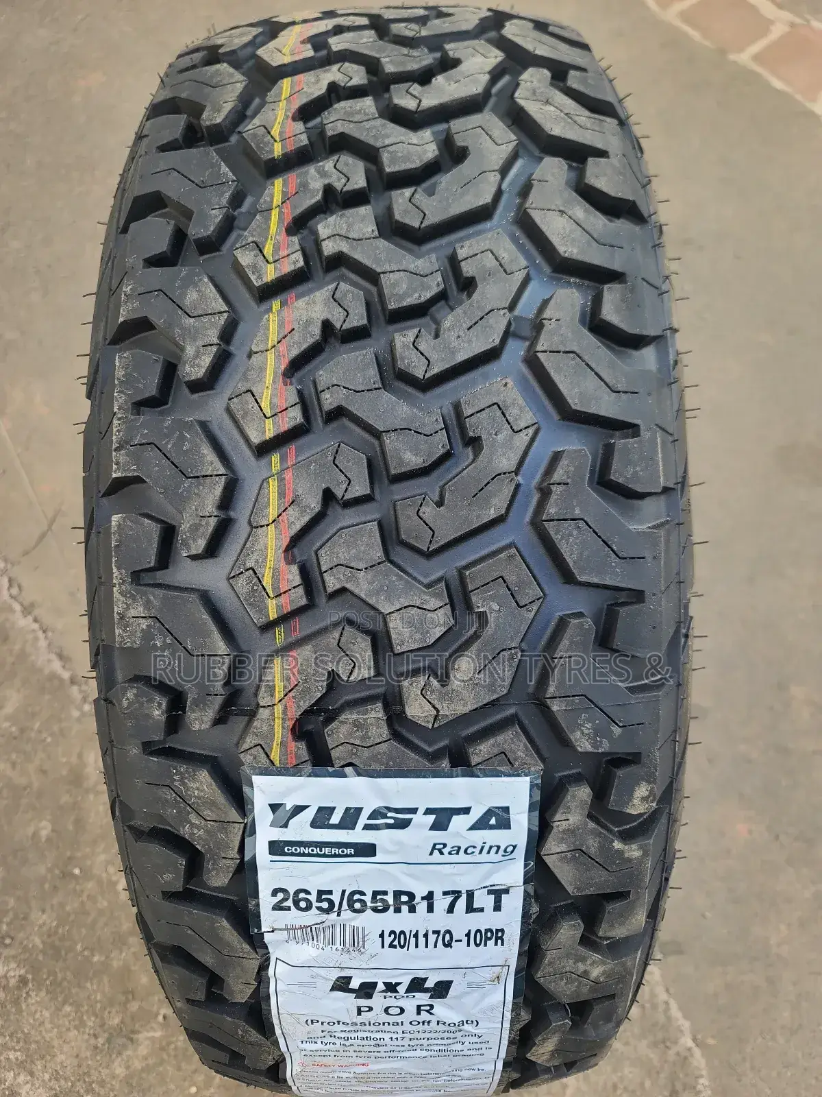 265/65r17 Yusta Tires Lt 10pr[4x4 Pro]