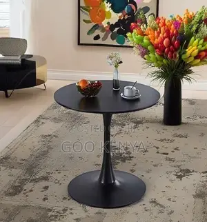 Home Table; Modern Round Plastic Barn Style Coffee Table for Home