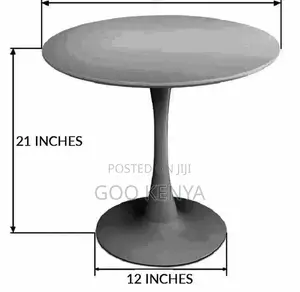 Home Table; Modern Round Plastic Barn Style Coffee Table for Home
