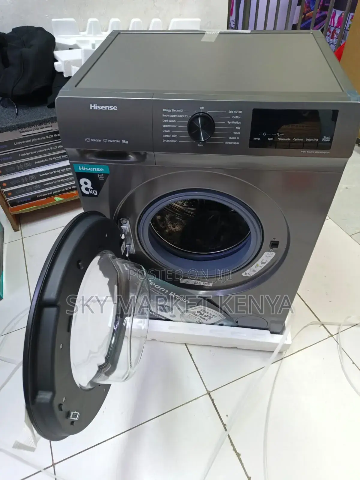 Hisense Washing Machine 8kg Front Load Full Automatic Wash and Spin