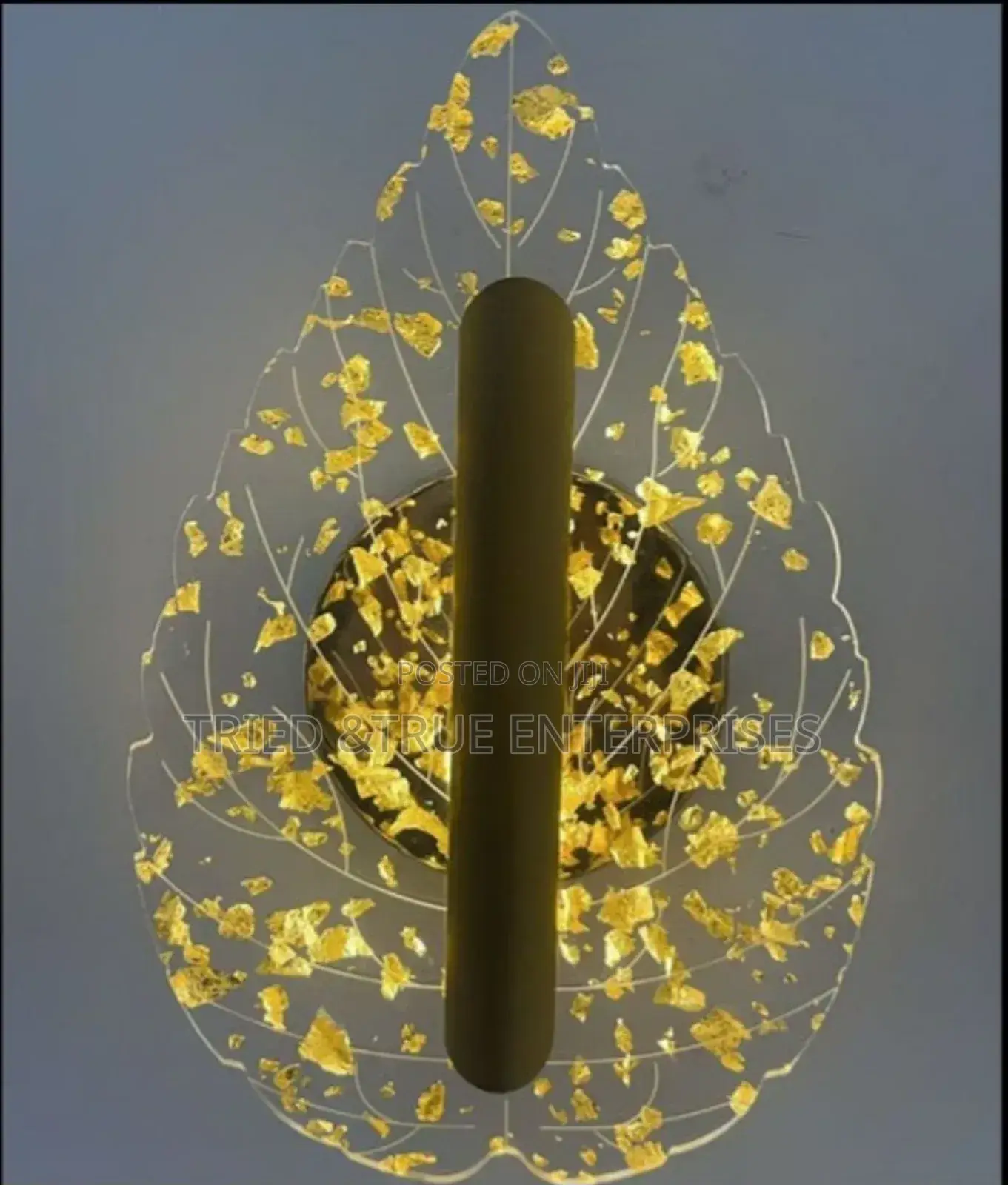Elegant Leaf Shaped Wall Sconce Light Jk9f
