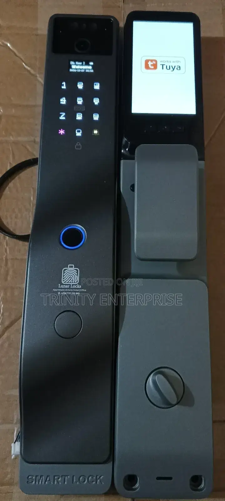 Wifi Tuya App Smart Lock With Camera ,Password, Fingerprints, Card,Key