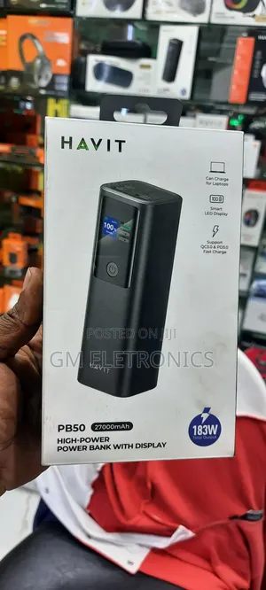 Havit Pb50 183w 27000mah Laptop and Phone Charging Power Bank.