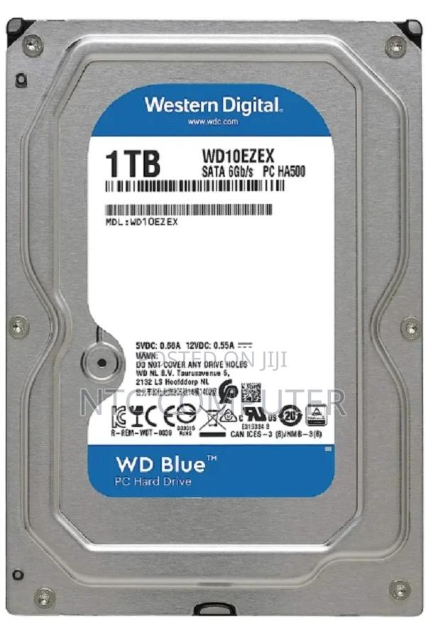Western Digital 1tb Wd Blue Pc Internal Hard Drive HDD .