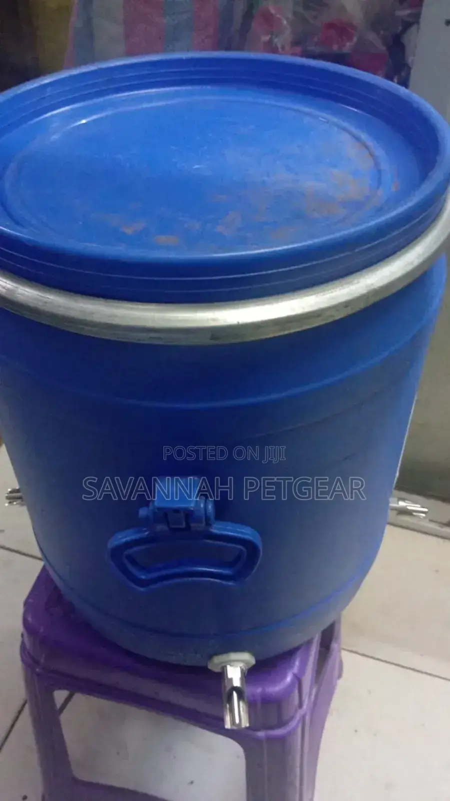 Automatic Pig Piglet Waterer Nipple Drinkers Portable 40l Container