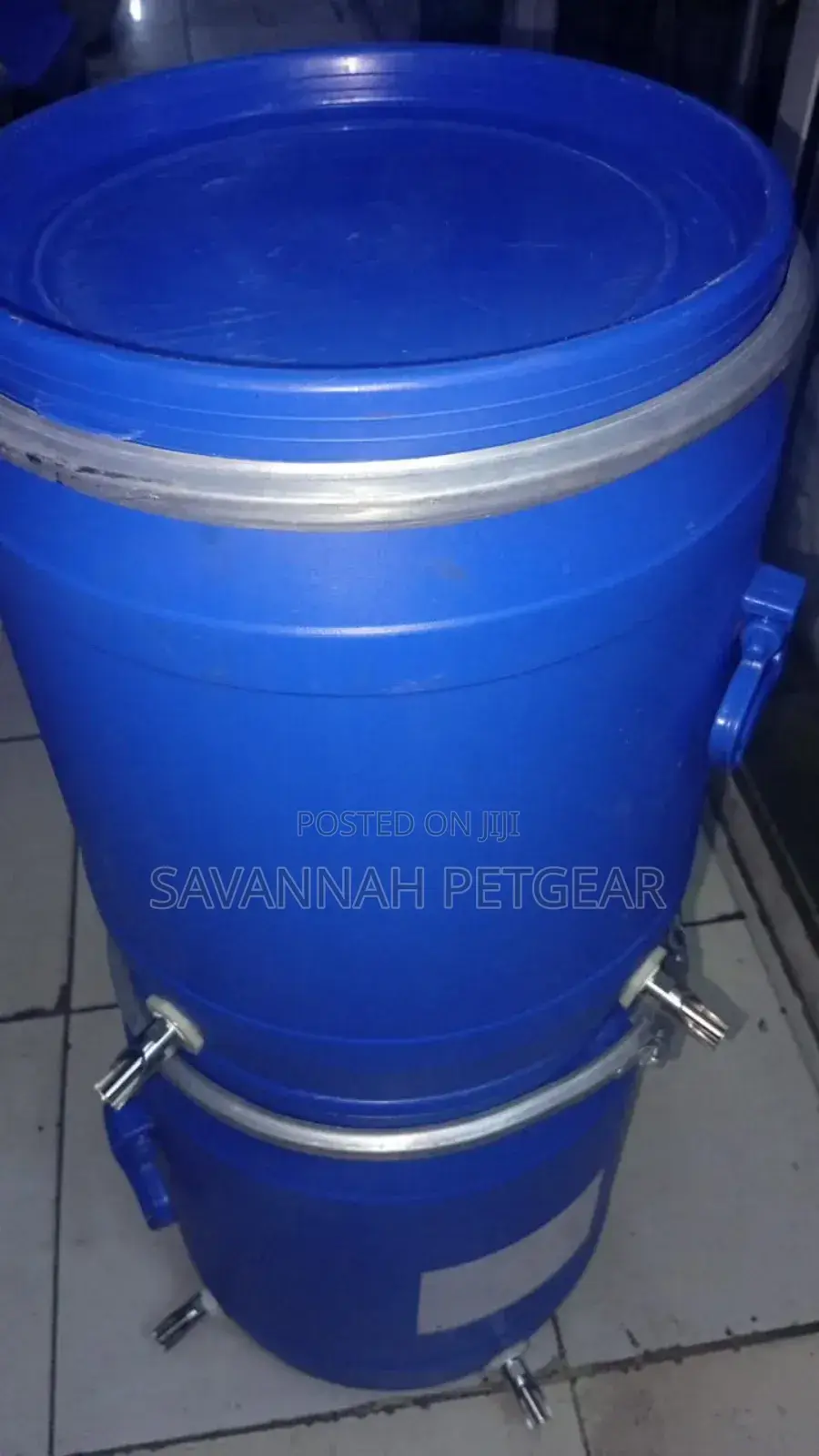 Automatic Pig Piglet Waterer Nipple Drinkers Portable 40l Container
