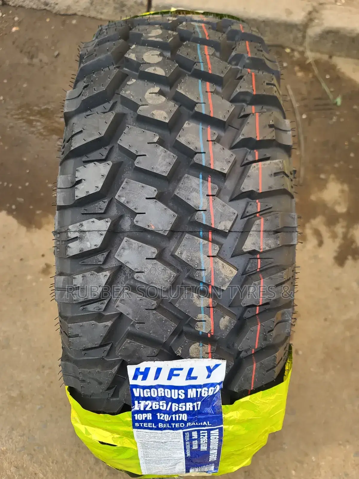 265 /65 R17 Hifly Tyres Vigorous M/T602 LT10pr Mud-Terrain