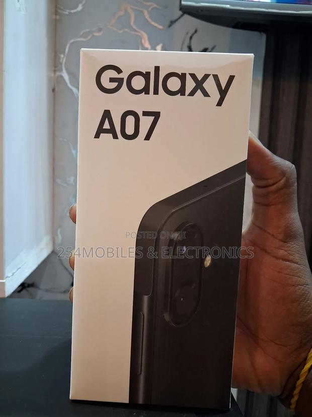 New Samsung Galaxy A07 4G 64 GB Black - thumbnail 2