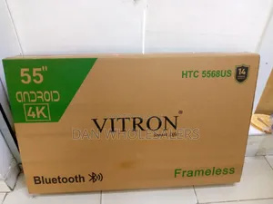Vitron 55" Bezel-Less Uhd Smart Tv - Crystal Clear Viewing