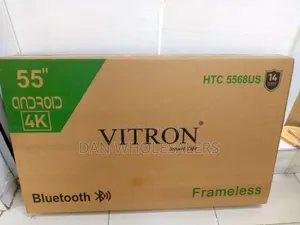 Vitron 55" Bezel-Less Uhd Smart Tv - Crystal Clear Viewing