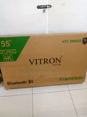 Vitron 55" Frameless Android Television - Premium Sound Picture