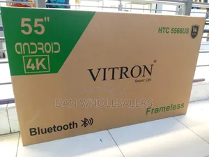 Vitron 55" Frameless Android Television - Premium Sound Picture