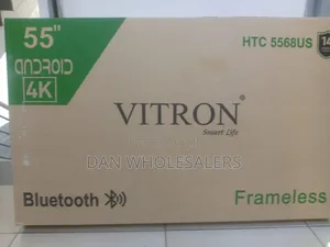 Vitron 55" Android Frameless Screen - Ideal for Gaming Movies
