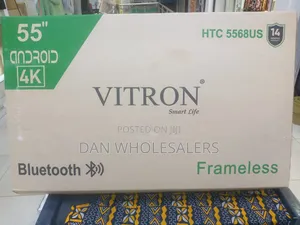 Vitron 55" Frameless Smart Tv With Android Os - Smart Home Integration