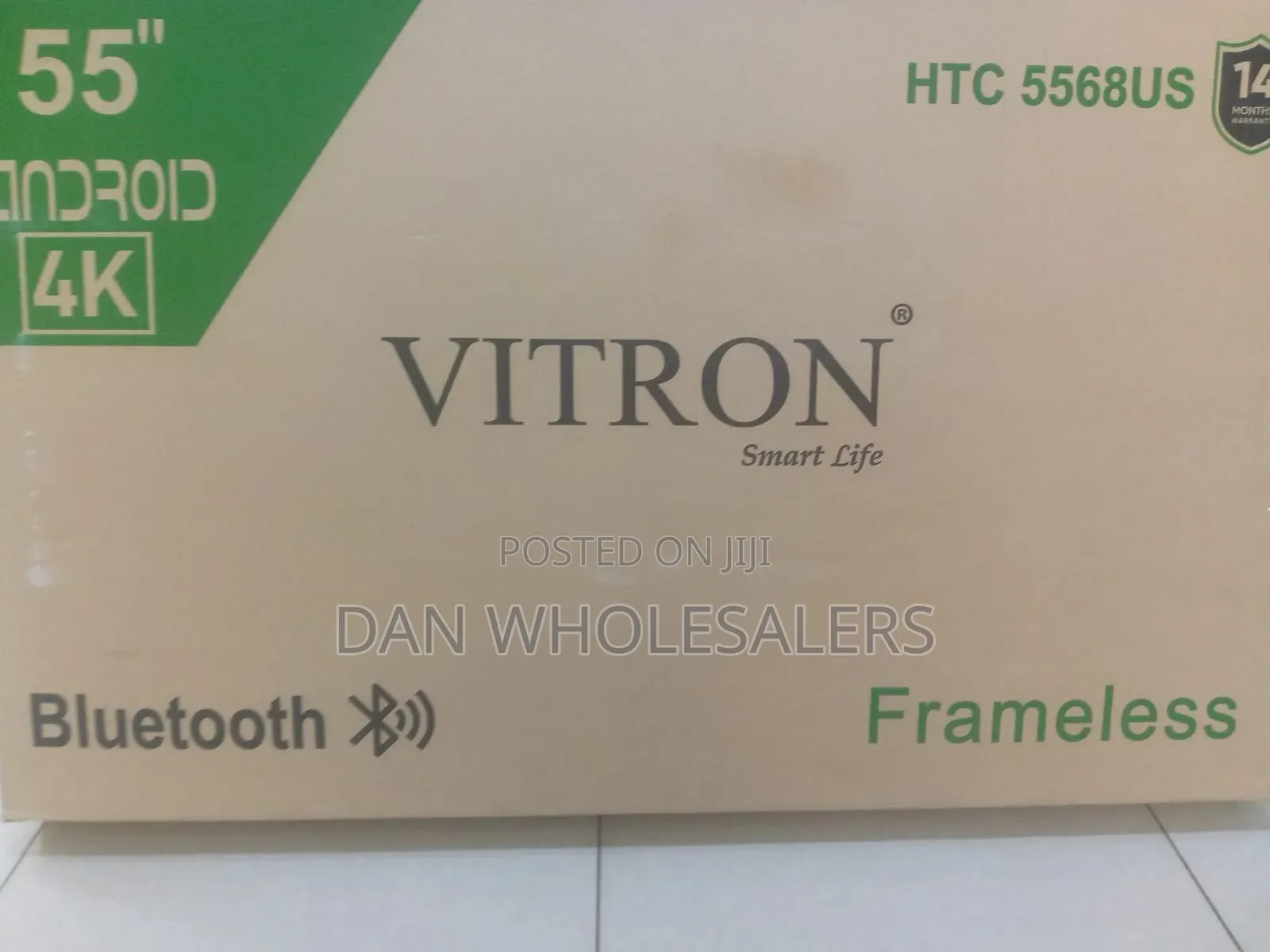 Vitron 55" Android Tv - Sleek Design - High-Definition Brilliance