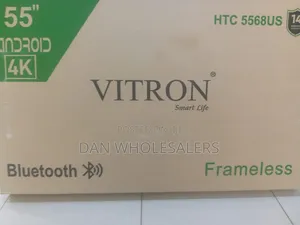 Vitron 55" Android Tv - Sleek Design - High-Definition Brilliance