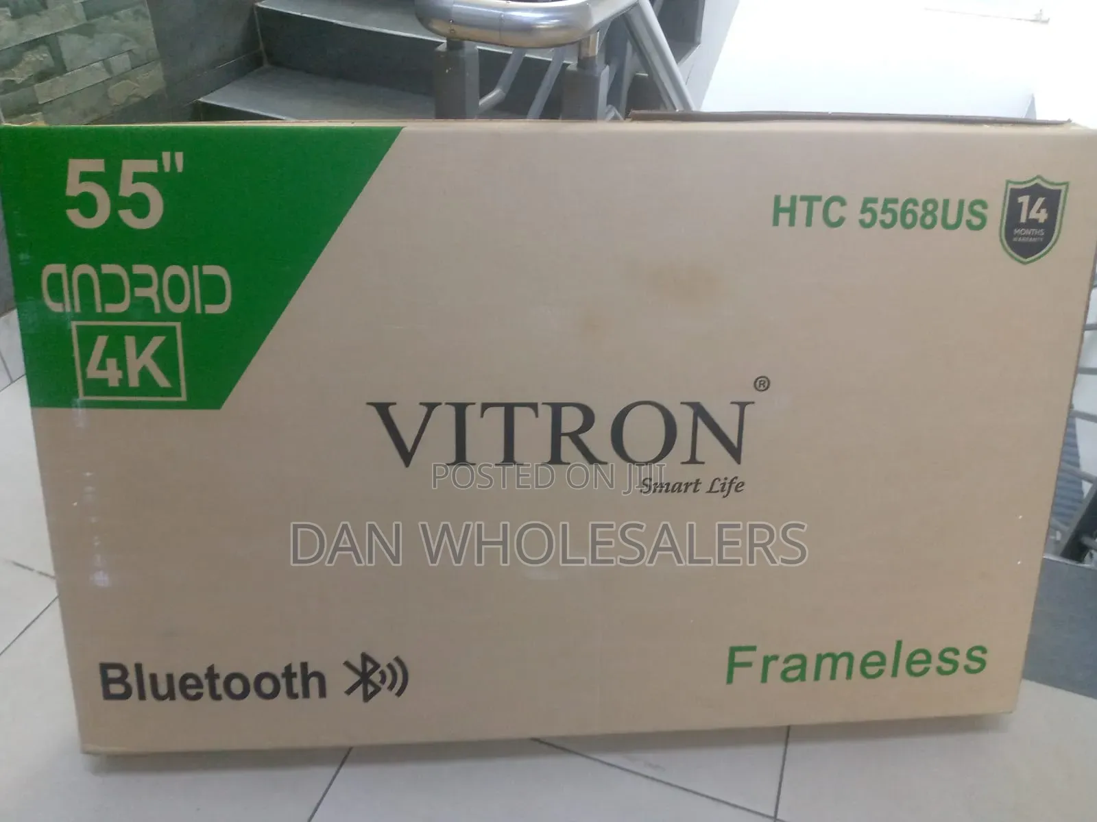 Vitron 55" Android Tv - Sleek Design - High-Definition Brilliance