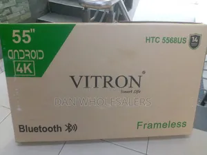 Vitron 55" Android Tv - Sleek Design - High-Definition Brilliance
