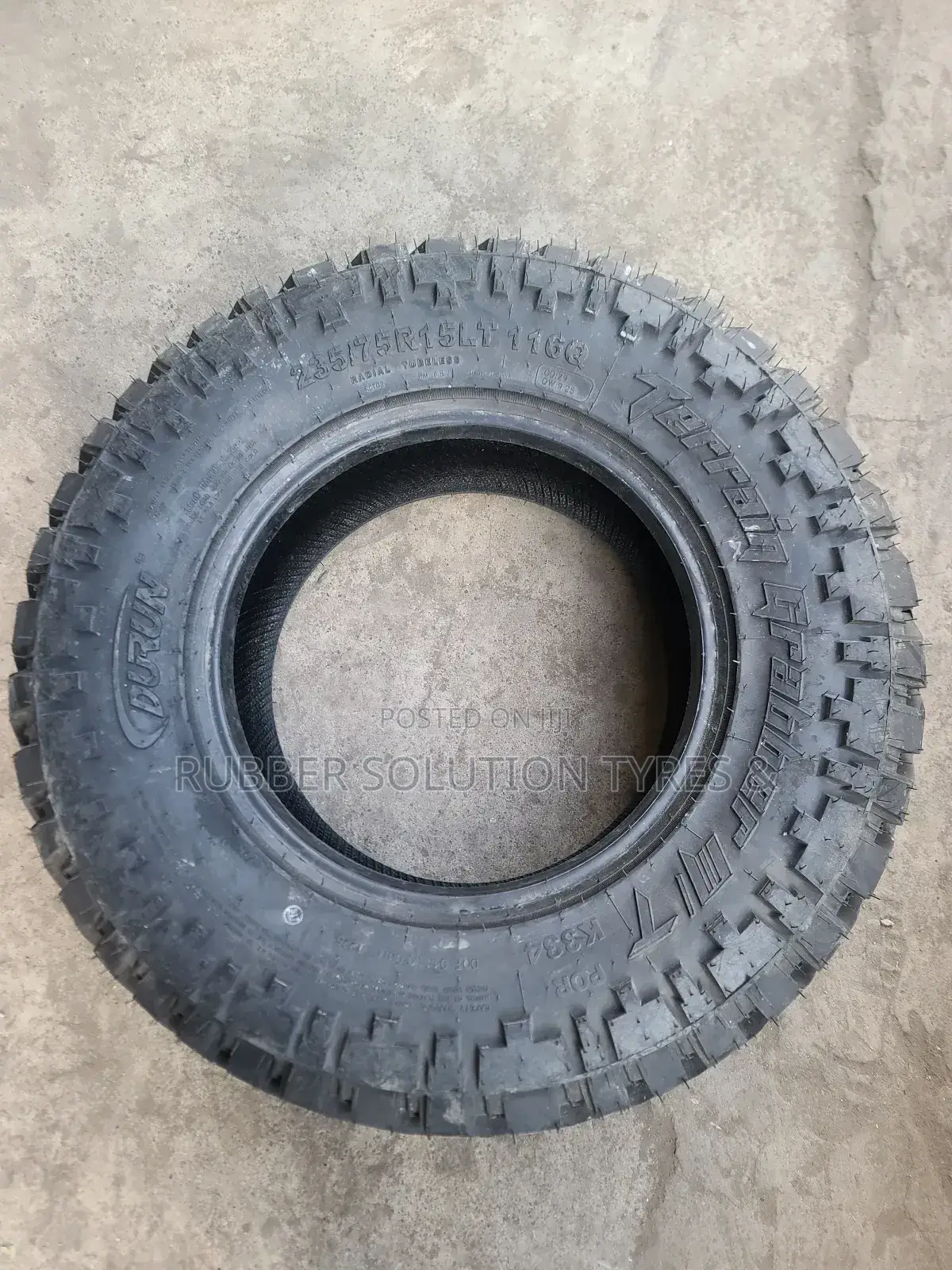 235 /75 R15 Durun Tyres 116 Q Terrain Grabber M/T Mud-Terrain