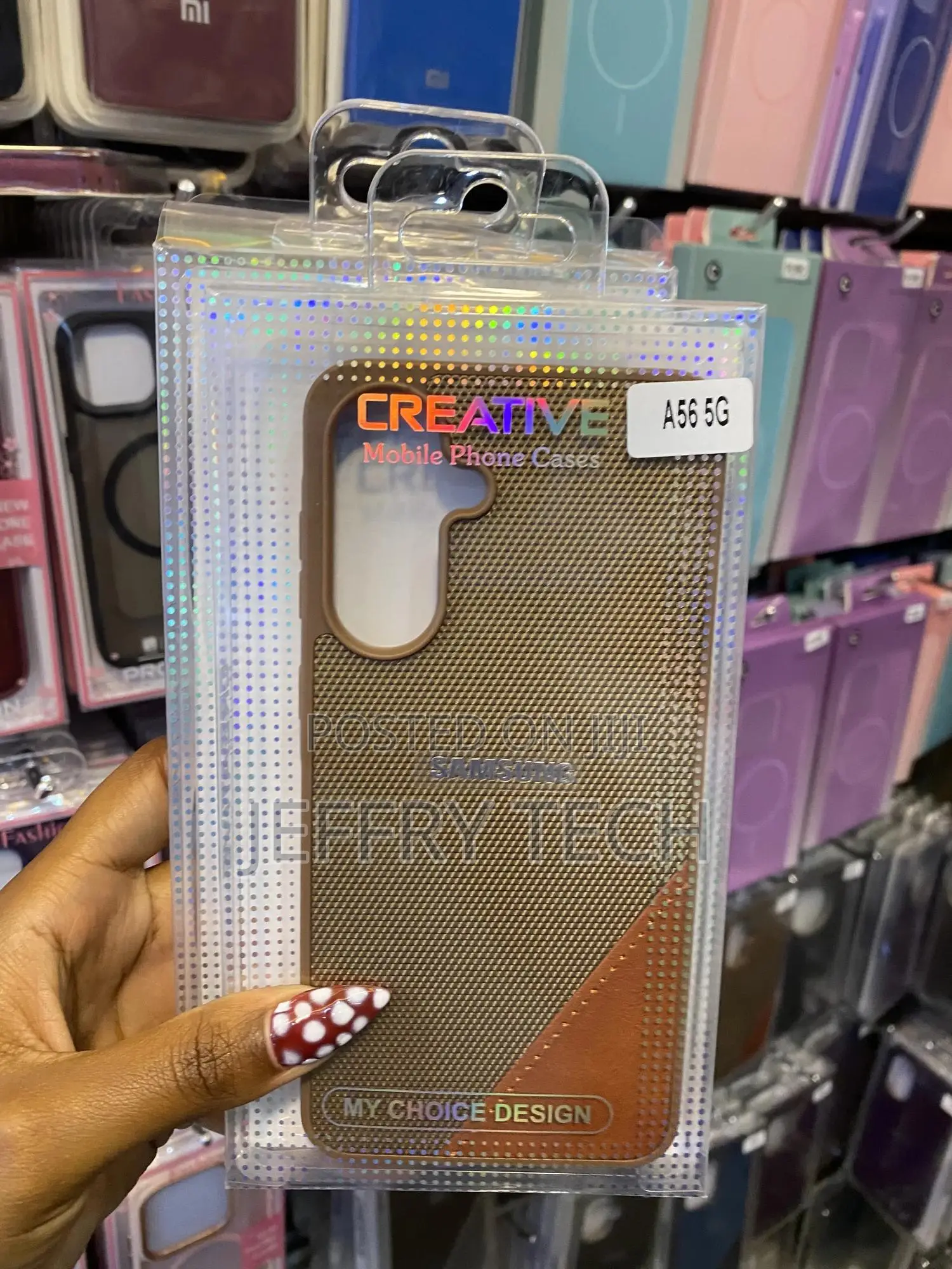Misea Samsung Galaxy A56 5g Back Case Litchi Texture Leather