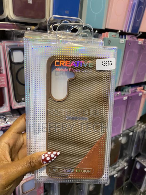 Misea Samsung Galaxy A56 5g Back Case Litchi Texture Leather - main view