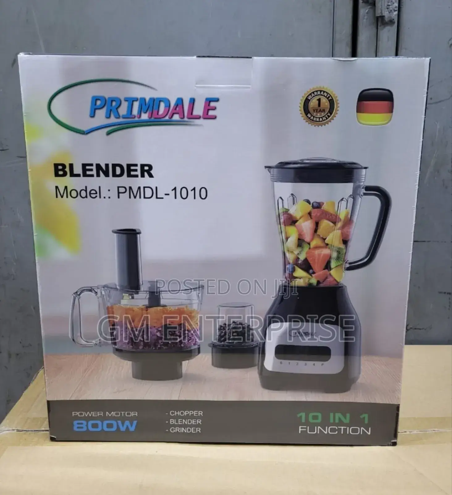 800w 10 in 1 Primdale Blender