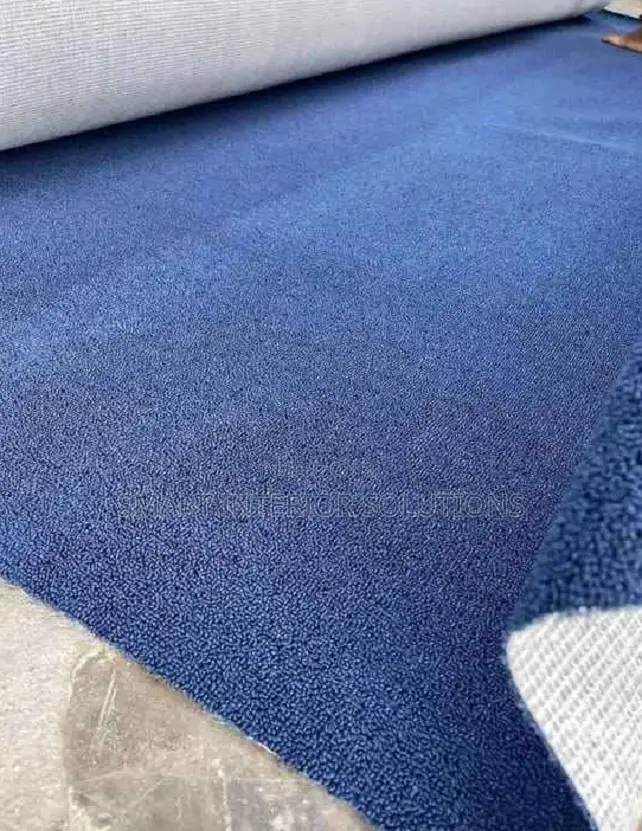 Navy Blue Wall to Wall Delta Carpet