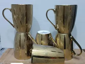 Ceramic Mug With Golden Prints