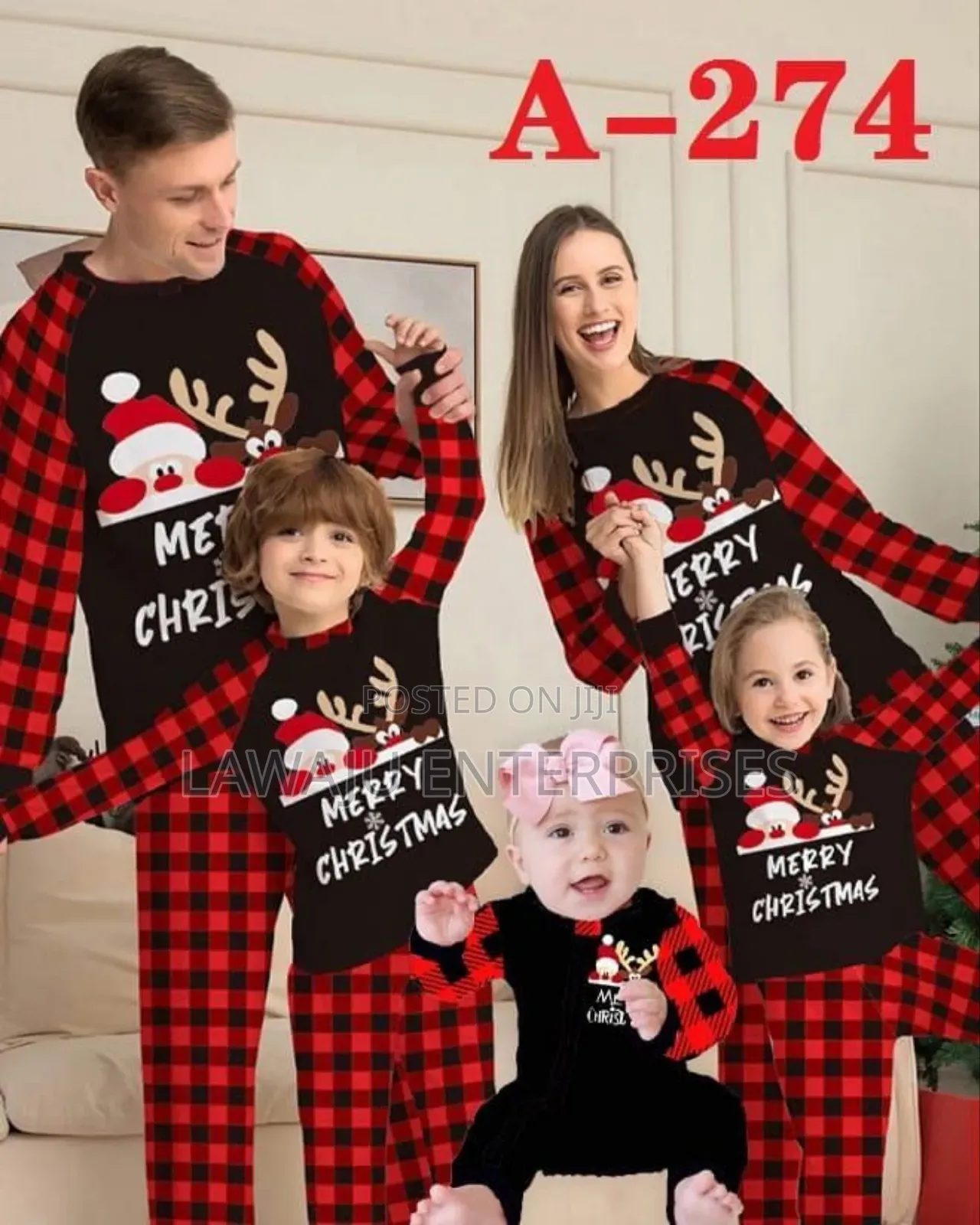 Adult And Kids Pajamas