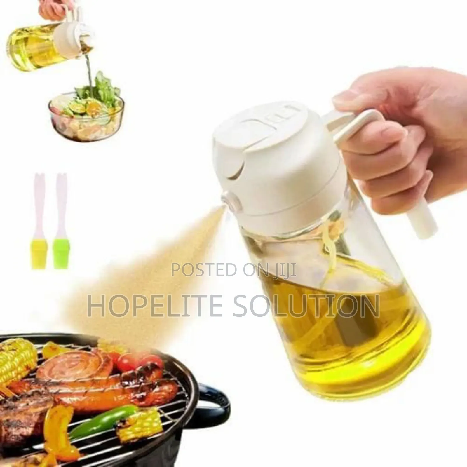 450ml Spray or Pour Glass Oil Dispenser