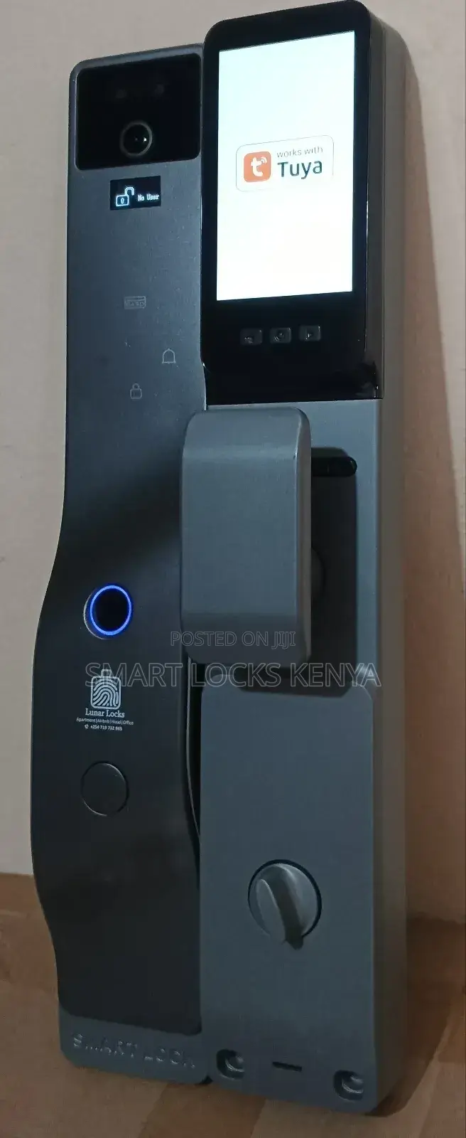 3d Face Smart Door Lock Security Camera Monitor Intelligent