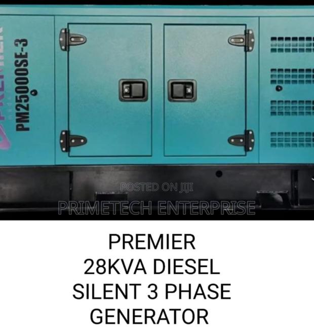 28kva Premier Silent Diesel Generator With Cummins Diesel Engine - main view