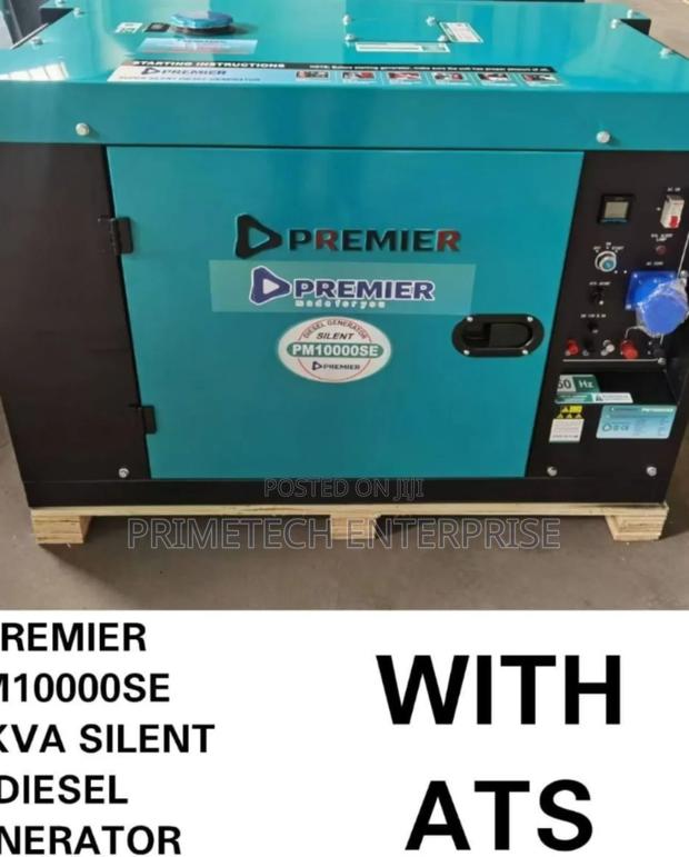 14.5kva Premier Silent Diesel Generator (Primetech) - main view