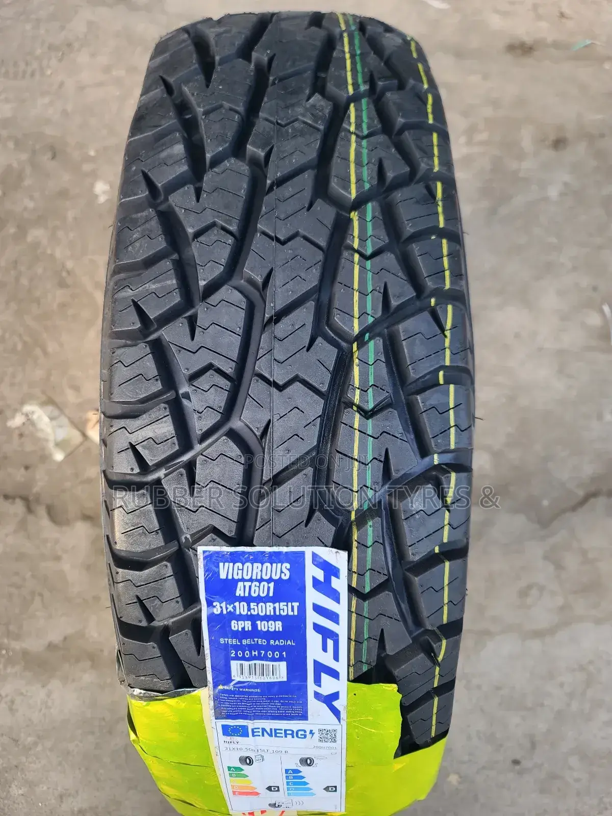 31x10.50r15 Hifly Tyres a/T601 Lt 6pr