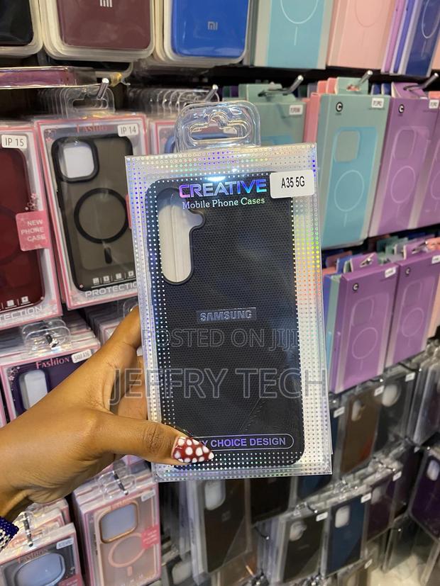 Jipsy Samsung Galaxy A35 5g Leather Back Cover - main view