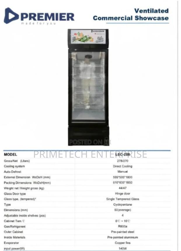 Premier Showcase Chiller 288litres - main view