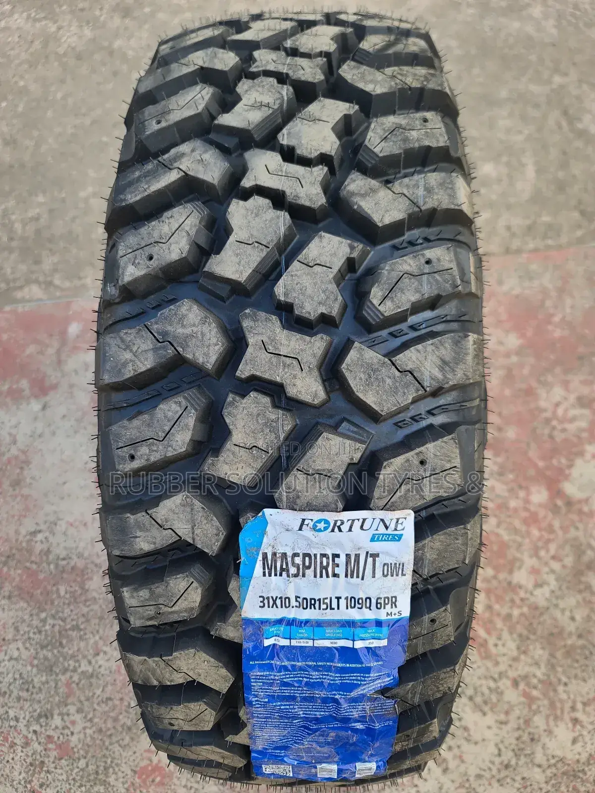 31x10.50r15 Fortune Tyres M/T 6pr [Off-Road ]