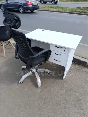 White Desk And Headrest Chair Desk And Chair Desk And Chair