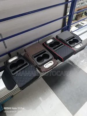 Multifunction Car Armrest Console With Cup Tissue Holders
