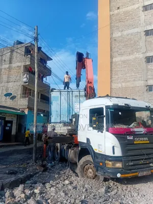 Trailers With Cranes Accessible for Hoisting and Logistics Errands