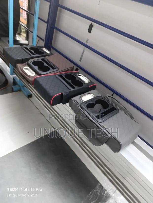 Car Armrest Box Organizer With Tissue, Cup Phone Holder