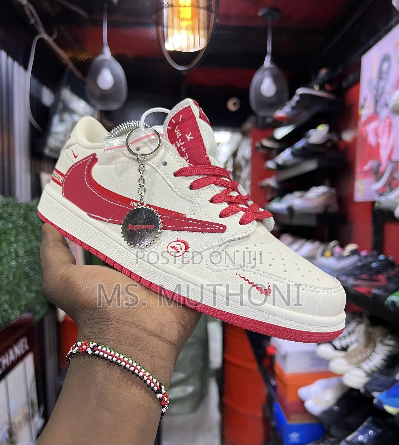 Travis Scott *Nike Jordan 1 Low *Supreme Sizes:37-45
