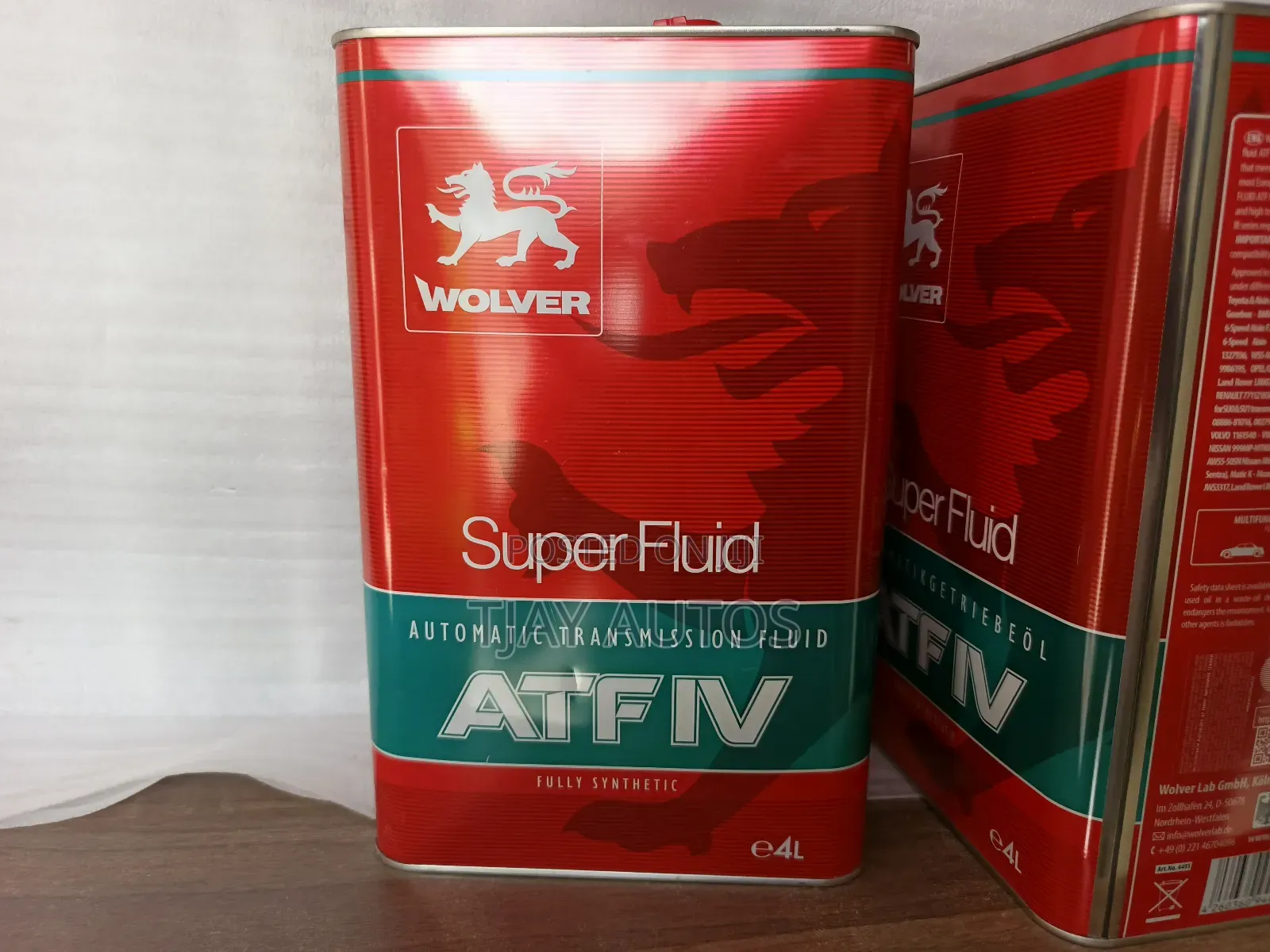 Wolver Super Fluid Atf Iv Fully Synthetic 4litres